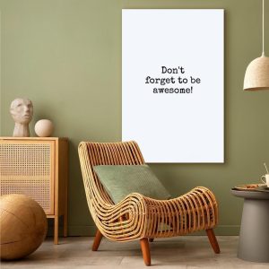 Tableau - Don't Forget to Be Awesome! (1 Part) Vertical