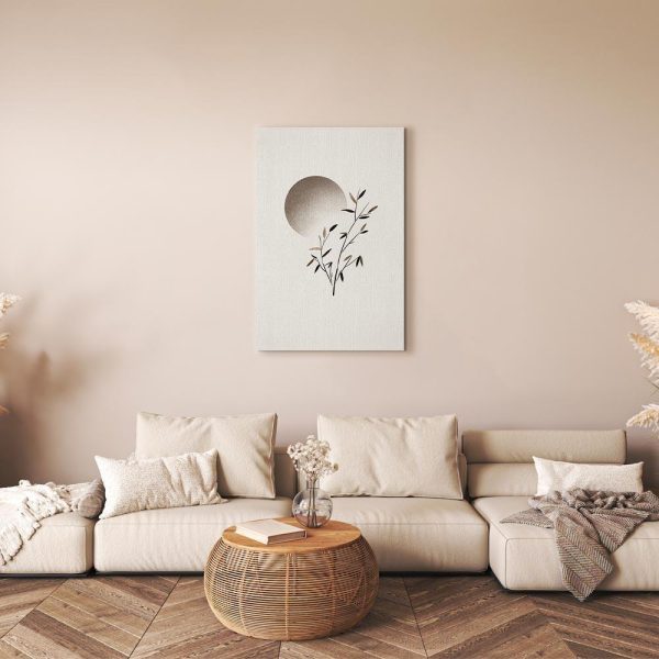 Tableau - Eastern Minimalism (1 Part) Vertical