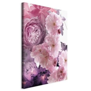 Tableau - Garden of Floral Scents (1-part) - Nature in Shades of Pink