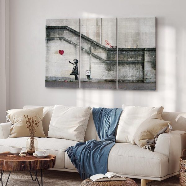 Tableau - Girl With a Balloon by Banksy