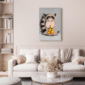 Tableau - Gourmand Raccoon (1 Part) Vertical