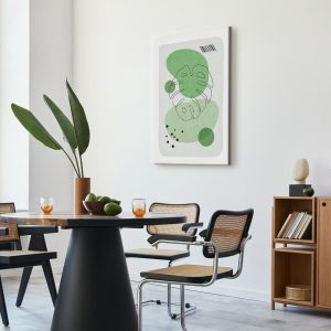 Tableau - Green Aesthetics of Monstera (1 Part) Vertical