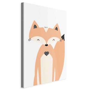 Tableau - Happy Fox (1 Part) Vertical
