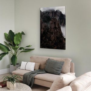 Tableau - Heart of Mountain Landscape (1-part) - Clouds Amid Rocks