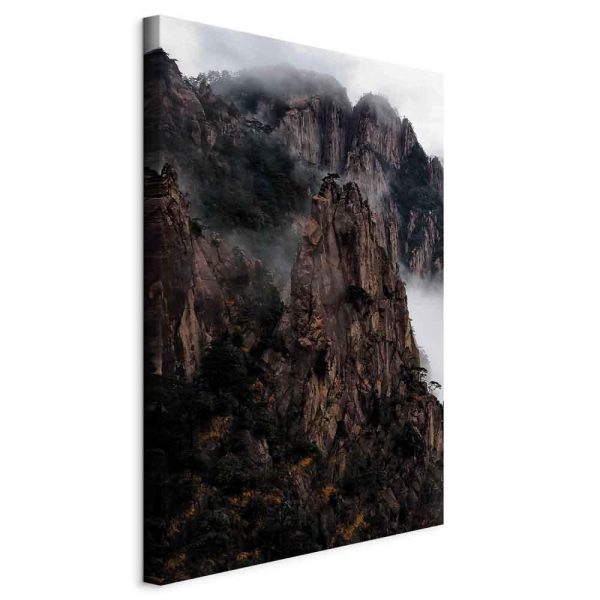 Tableau - Heart of Mountain Landscape (1-part) - Clouds Amid Rocks