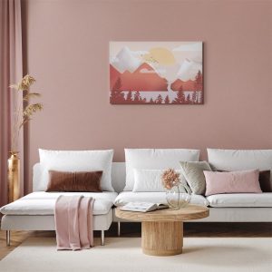 Tableau - Landscape at Sunset (1 Part) Wide