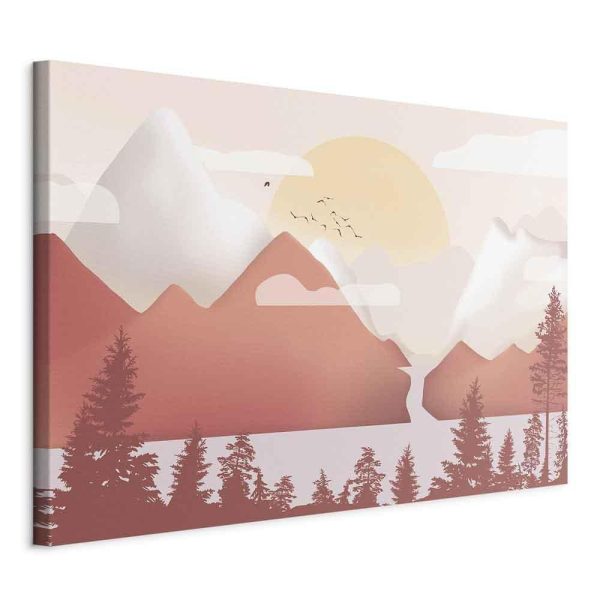 Tableau - Landscape at Sunset (1 Part) Wide