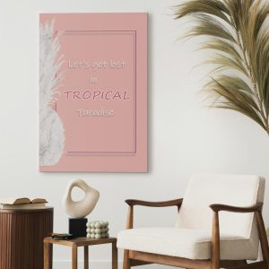 Tableau - Let's Get Lost in Tropical Paradise (1 Part) Vertical