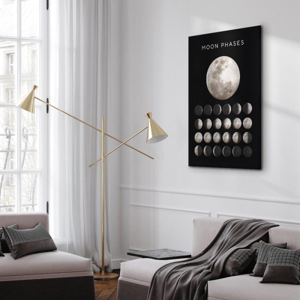 Tableau - Moon Phases (1 Part) Vertical