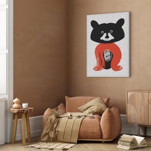 Tableau - Nice Mr Raccoon (1 Part) Vertical