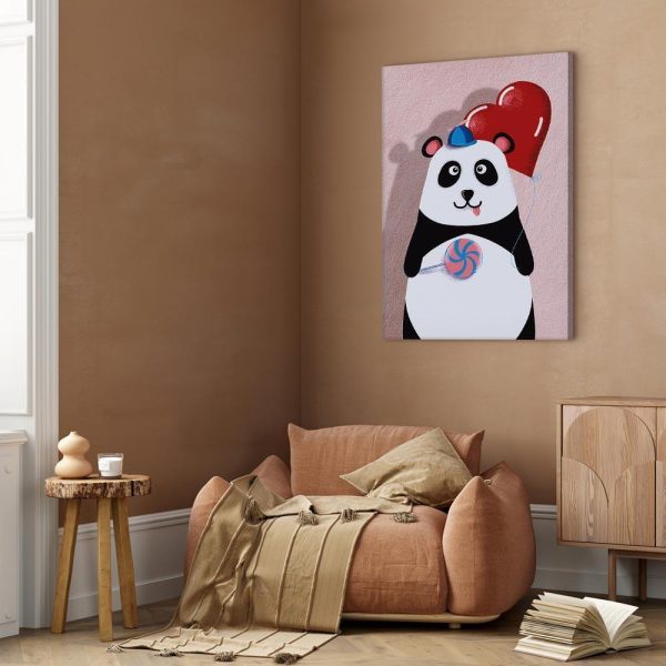 Tableau - Panda with a Balloon (1 Part) Vertical
