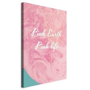 Tableau - Pink Earth, Pink Life (1 Part) Vertical
