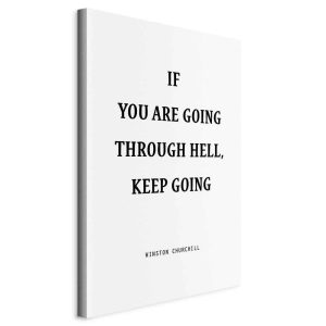 Tableau - Power of Words (1-part) - Winston Churchill's Motivational Quote