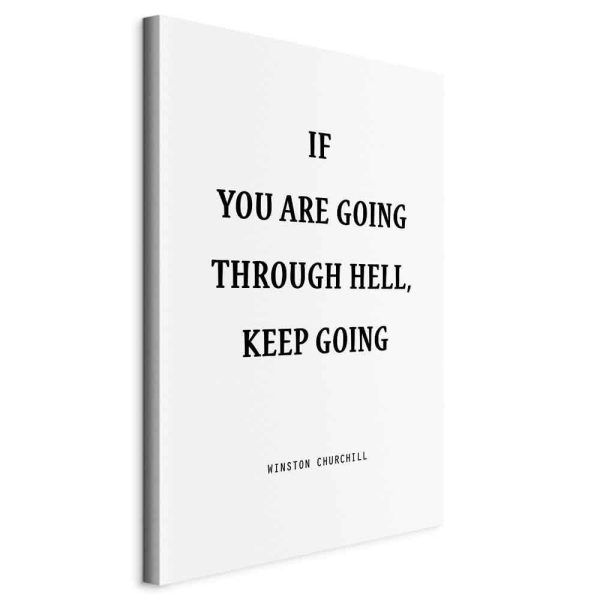 Tableau - Power of Words (1-part) - Winston Churchill's Motivational Quote