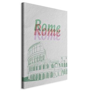 Tableau - Rome in Watercolours (1 Part) Vertical
