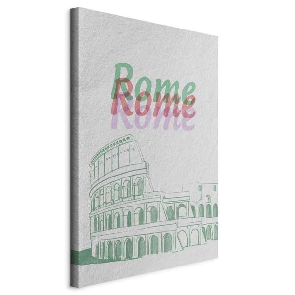 Tableau - Rome in Watercolours (1 Part) Vertical