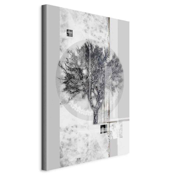 Tableau - Silver Tree (1 Part) Vertical