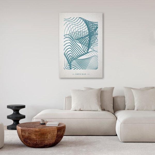 Tableau - Simple Blue (1 Part) Vertical