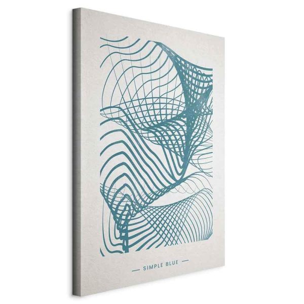 Tableau - Simple Blue (1 Part) Vertical