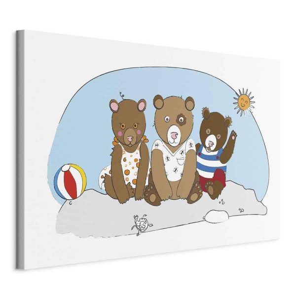 Tableau - Teddy Bears on the Beach (1 Part) Wide