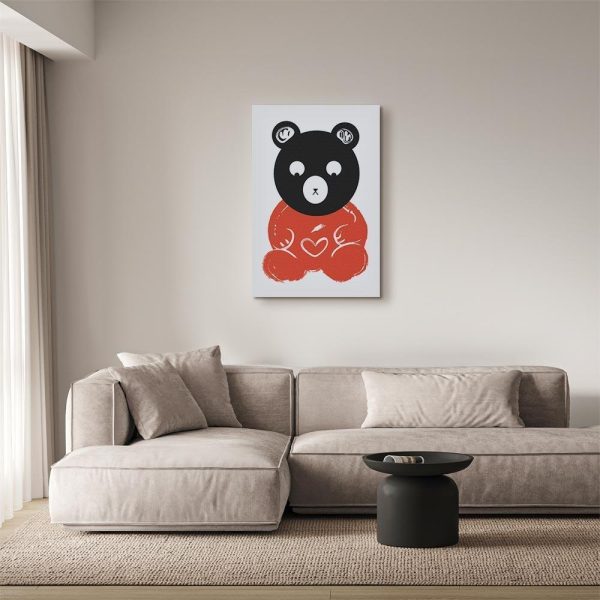 Tableau - Thoughtful Bear (1 Part) Vertical