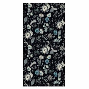 Tapisserie murale - Fragrant flowers and herbs - blue