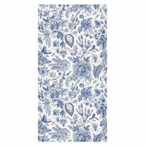 Tapisserie murale - Illustration with blue flowers