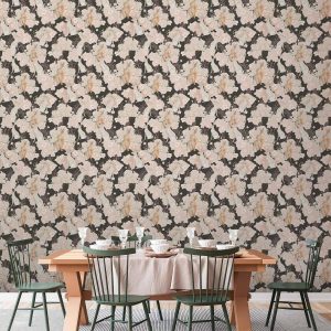 Tapisserie murale - White and beige hares