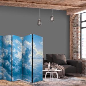 Paravent - Ocean in the Air: Undulating Clouds Reflecting Morning Light