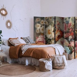 Paravent - Scent of Nature - Beautiful Garden Flowers in Pastel Colors