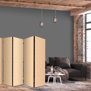 Paravent - Tiny Dots - Optimistic Pattern in Peach Colors