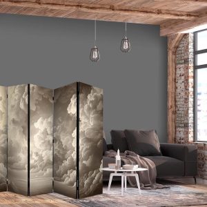 Paravent - Whisper of Illuminated Clouds: Soft Light Play in the Sky Theater