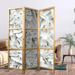 Paravent japonais - Alabaster Garden I