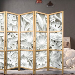 Paravent japonais - Alabaster Garden III