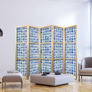 Paravent japonais - Ceramic Tiles - Traditional Portuguese Blue Tiles