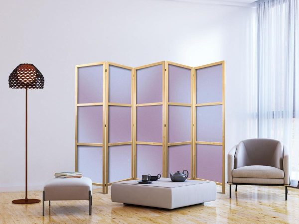Paravent japonais - Complex Gradient - Gradient Composition in Nostalgic Colors