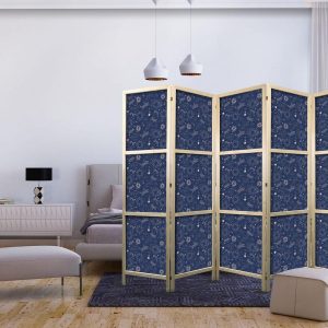 Paravent japonais - Cosmic Inspirations - Pattern with Stars and Constellations on a Dark Background