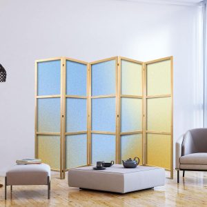 Paravent japonais - Energetic Gradient - Gradient Composition in Vibrant Colors