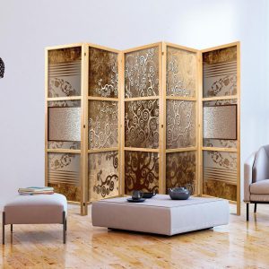 Paravent japonais - Golden Flourishes II