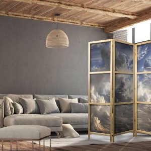 Paravent japonais - Golden Reflections on Clouds Foretelling Dusk