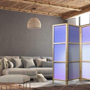 Paravent japonais - Heather Mist - Delicate Gradient Composed of Various Shades of Violet