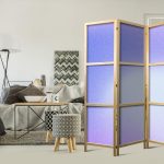 Paravent japonais - Heather Mist - Delicate Gradient Composed of Various Shades of Violet