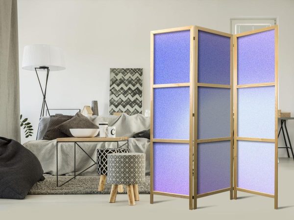 Paravent japonais - Heather Mist - Delicate Gradient Composed of Various Shades of Violet