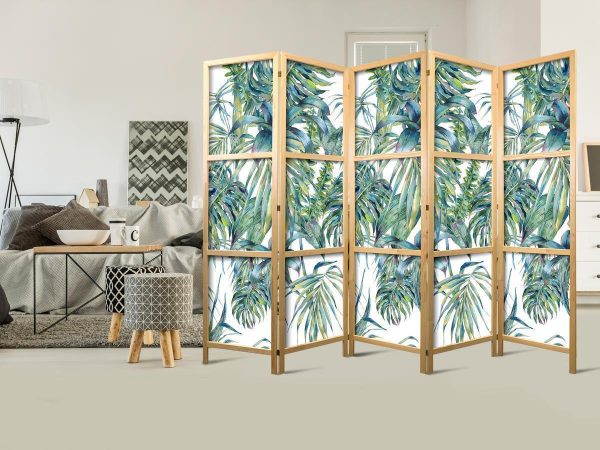 Paravent japonais - Leaves at the Zenith II