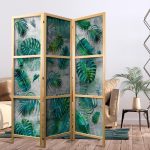 Paravent japonais - Leaves on the Concrete I