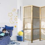 Paravent japonais - Moonlit Steeds - Horses galloping among trees on a starry night