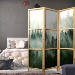 Paravent japonais - Mountain Forest I