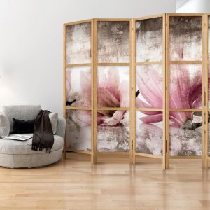 Paravent japonais - Retro Magnolias II