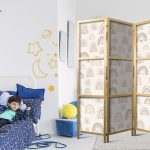 Paravent japonais - Spring - Pastel Rainbows on a Rainy Day with Hearts