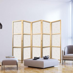 Paravent japonais - Star Map - Delicate Constellations in Warm Shades